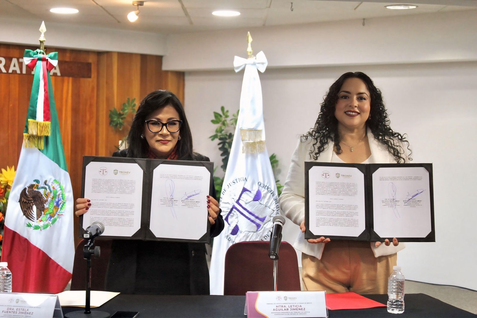 TRIJAEV y TJACDMX suscriben convenio de colaboración para fortalecer la justicia administrativa WhatsApp Image 2025-07-10 at 1.57.06 PM