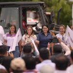 Palabra cumplida: inicia Rocío Nahle reconstrucción total de la carretera Santiago-Isla y puente El Mostal