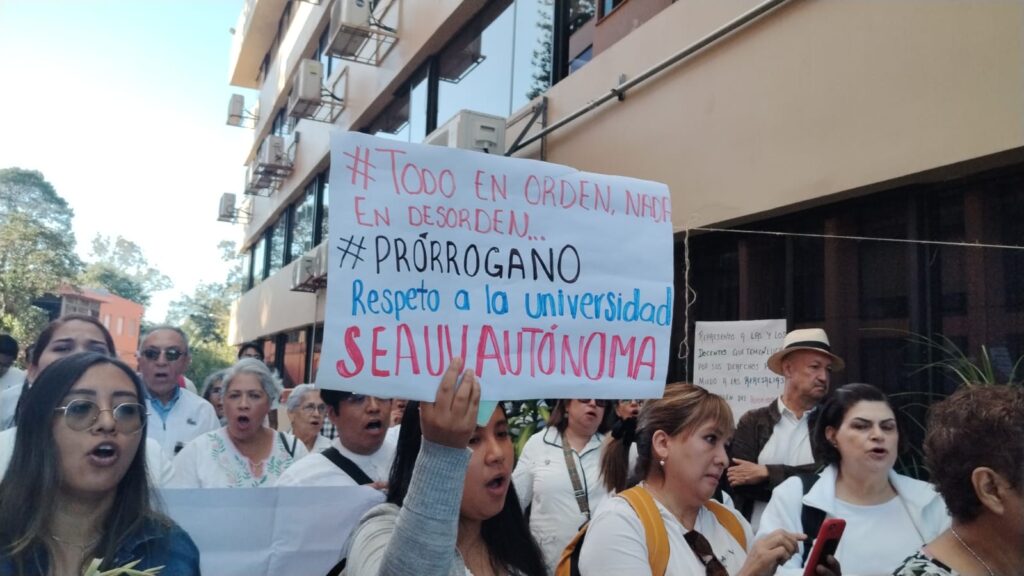 Manifestación rectoría