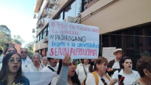Manifestación rectoría
