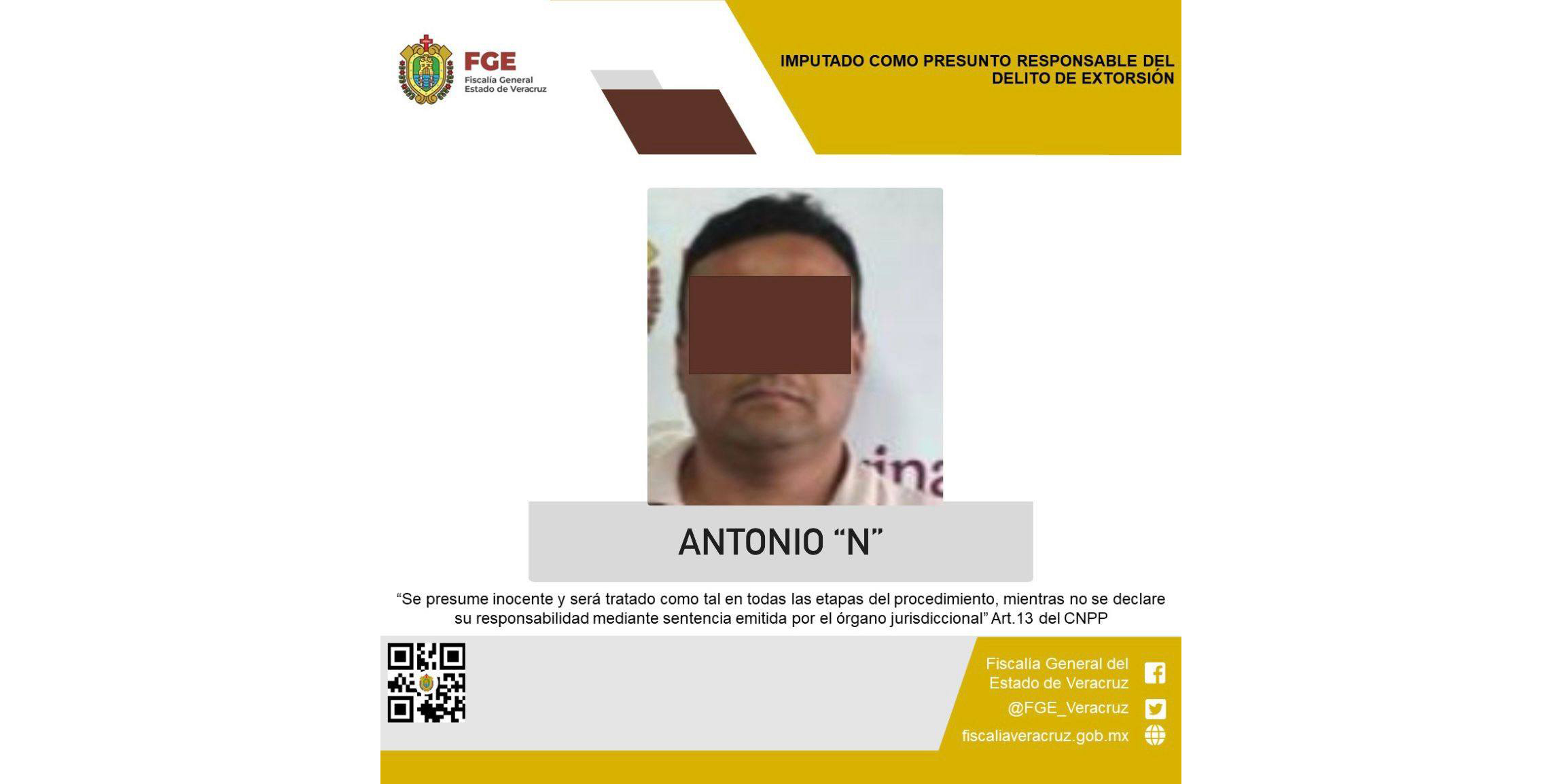 UECS logra prisión preventiva oficiosa en contra de presunto responsable de delito de extorsión en Xalapa detenido