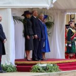 Reciben a Trump en Windsor para segunda visita oficial