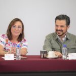 Rocío Nahle y Zoé Robledo coordinan acciones para garantizar atención médica de calidad en Veracruz
