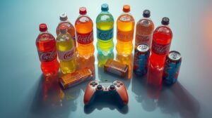 refrescos, tabaco y video juegos