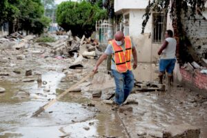 limpieza en inundaciones