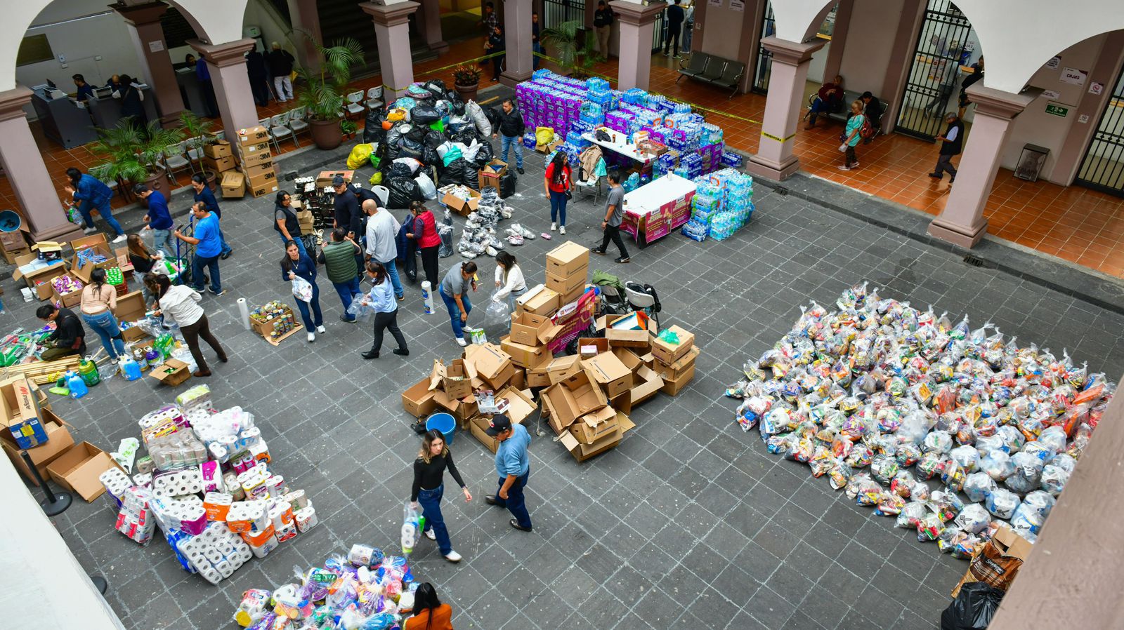 donación de víveres