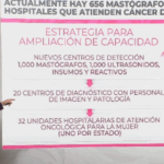 Anuncian modelo de atención universal para cáncer de mama