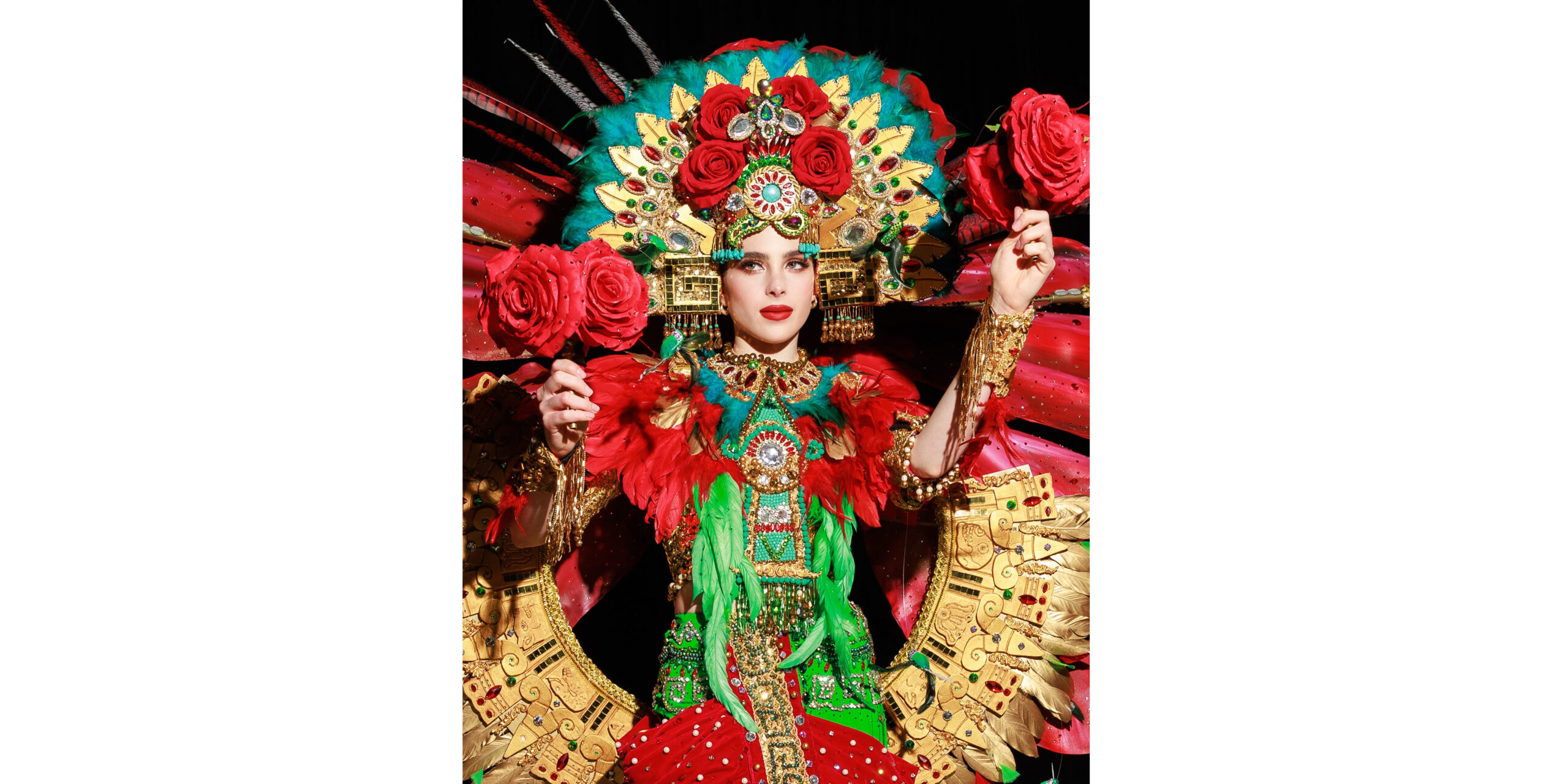 El traje típico de Fátima Bosch en Miss Universo 2025 Fátima Bosh