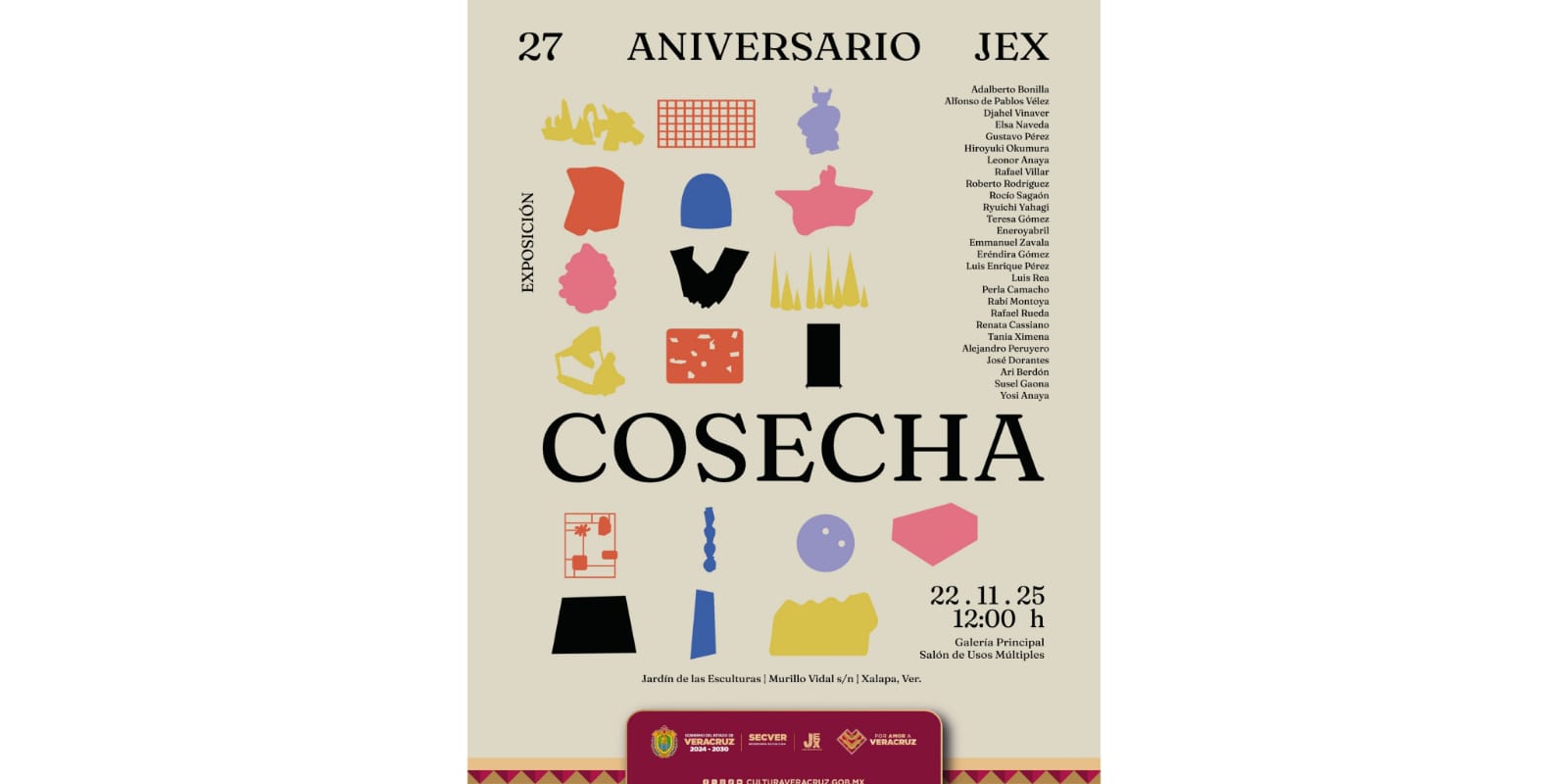 Invita SECVER a la exposición Cosecha, en conmemoración del Aniversario del JEX WhatsApp Image 2025-11-20 at 10.22.44 PM