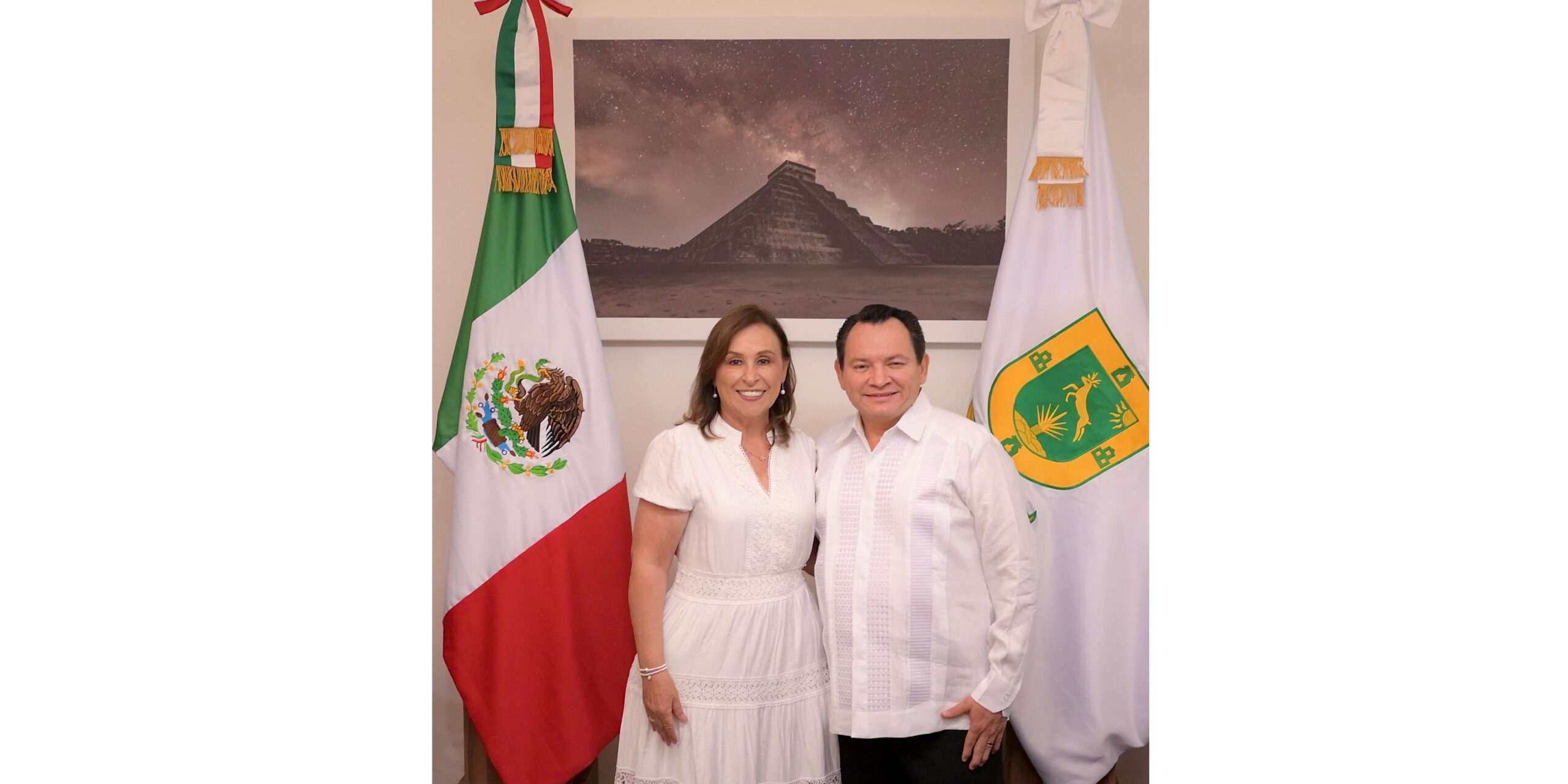 Rocío Nahle asiste al Primer Informe de Joaquín Díaz Mena Joaquín Díaz Mena y Nahle