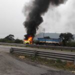 Se reporta quema de camiones y bloqueos carreteros al norte de Veracruz