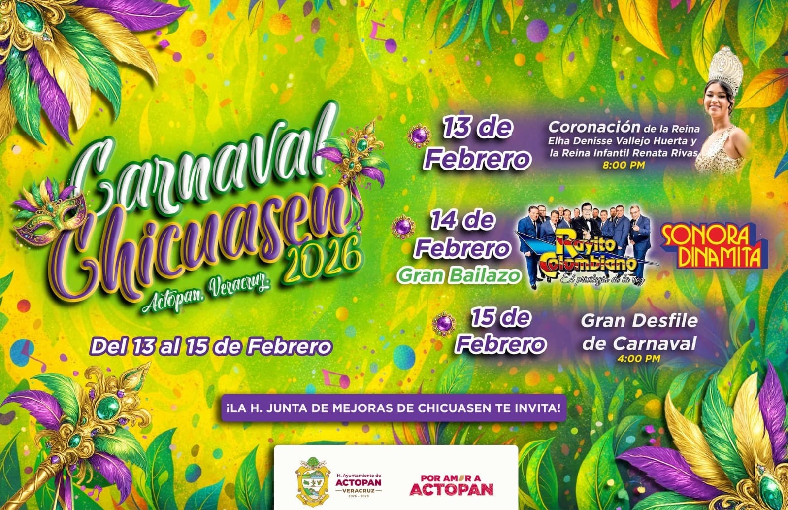 Carnaval de Chicuasen 2026 en Actopan: fechas, artistas y más de 100 años de historia WhatsApp Image 2026-02-05 at 3.11.51 PM