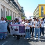Colectivos bloquean Enríquez y toman Comisión de Víctimas en Xalapa; exigen diálogo con la gobernadora