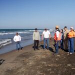Coordinación interinstitucional para la supervisión de playas en Alvarado