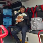 Atiende SSP de manera inmediata a madre de familia y su bebé tras atropellamiento