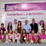 INE Veracruz entrega documentación y materiales para la Jornada Electoral del 29 de marzo en Tamiahua