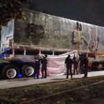 Trailero causa destrozos en Veracruz y es detenido balazos por SSP