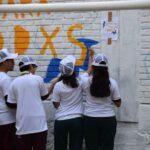 Participa Juventud xalapeña en jornada nacional “Tequios por la Tierra y Murales Mundialistas”