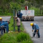 Personal de Alumbrado Público trabaja en restablecer luminarias en el fraccionamiento Las Fuentes