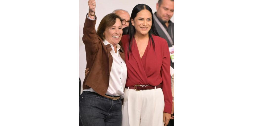 Rocío Nahle y Ariadna Montiel