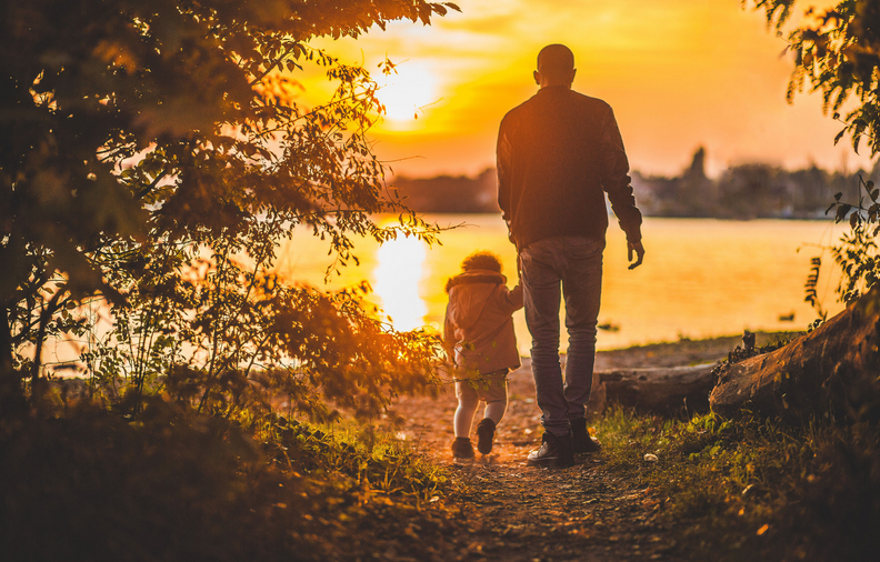 papá e hijo