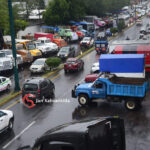 AMOTAC bloquea dos accesos a Xalapa; tráfico colapsa en la salida a México y Las Trancas