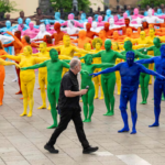 Spencer Tunick plasma el gran espectro de la identidad LGTBIQ+ en una escultura humana multicolor Captura de pantalla 2026-07-26 212135
