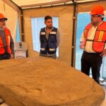 Diputado Adrián Naveda respalda estudios de la Estela de Coatepec; arqueólogos del INAH reconocen su apoyo