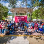 Daniela Griego cumple compromisos en las congregaciones; hubo Tequio
