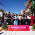 Entrega Daniela Griego primera obra de pavimentación integral realizada con recursos federales