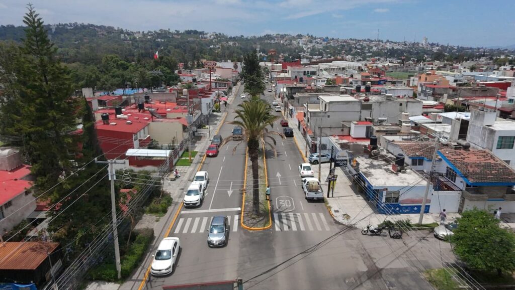 rehabilitación vial en la Junta Auxiliar Ignacio Zaragoza