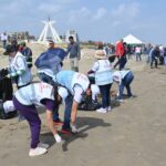 Recolecta Sedema 1.8 toneladas de residuos en playas de Coatzacoalcos