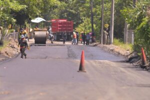 trabajos de rehabilitación del camino Salinas–Los Cántaros
