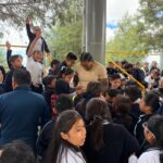 Lobos Puebla comparte la cancha con los alumnos de la Escuela Primaria Justo Sierra