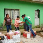 Ayuntamiento trabaja en etapa de atención alimentaria y valoración de daños en colonias damnificadas por lluvias