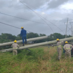 CFE trabaja para restablecer la luz en Veracruz tras el frente frío 2