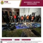 Cateo en Orizaba deja cuatro detenidos en flagrancia, armas e indicios asegurados