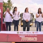 Inaugura Rocío Nahle servicio Totonaco con 40 autobuses en Poza Rica