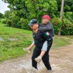 Rocío Nahle viaja al sur de Veracruz por inundaciones; reportan evacuaciones en varios municipios
